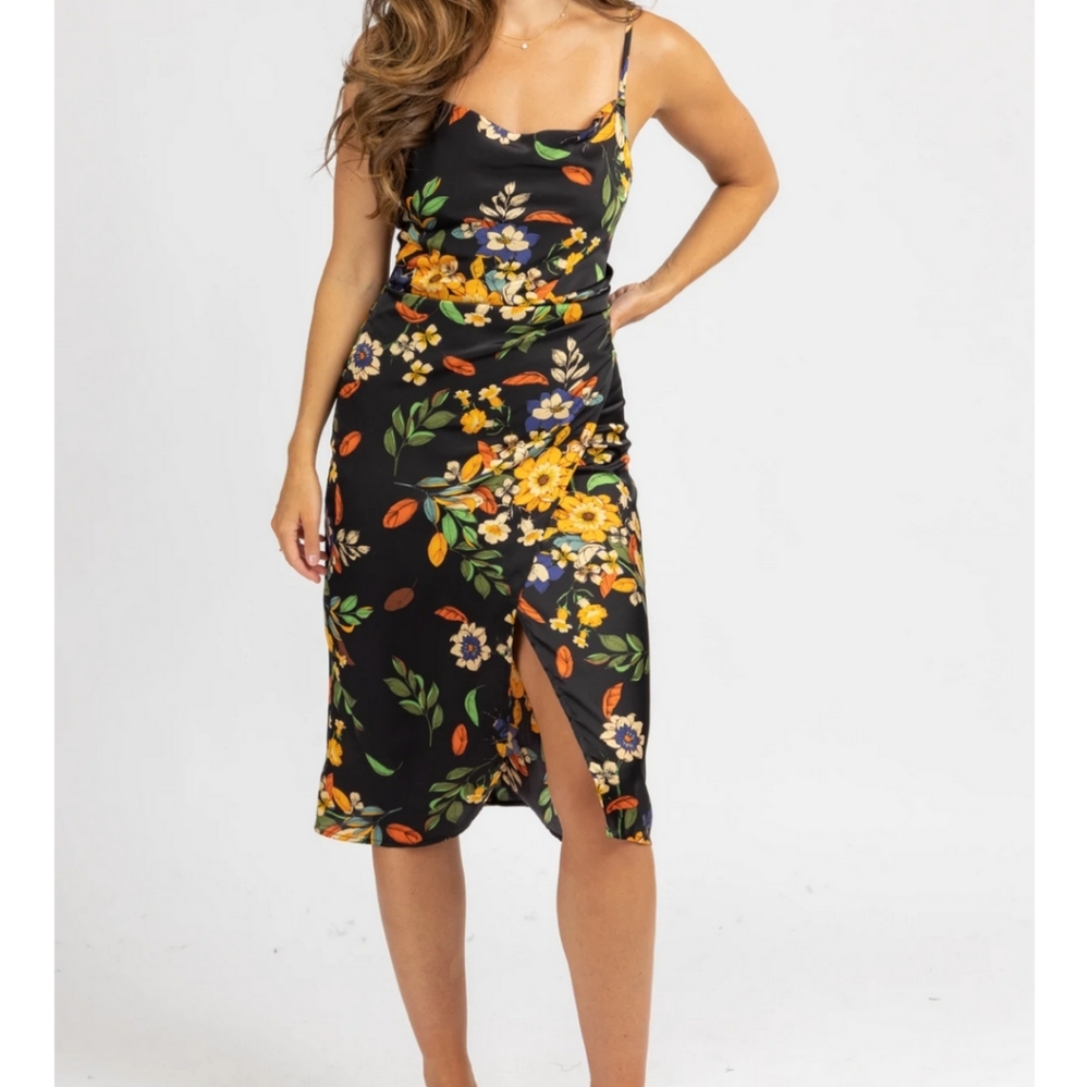 Floral slip dress